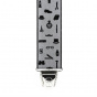 Fancy Grey Straps with Black Motifs - Traclet