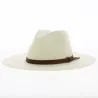 Chapeau Fedora Field Proper Feutre Laine Blanc - Brixton