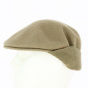 Taupe Wool 504 Earflap Cap - Kangol