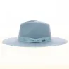 Chapeau Fedora Jo Rancher Feutre Laine Bleu Ciel - Brixton