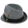 Chapeau Trilby Gain Gris chiné - Brixton