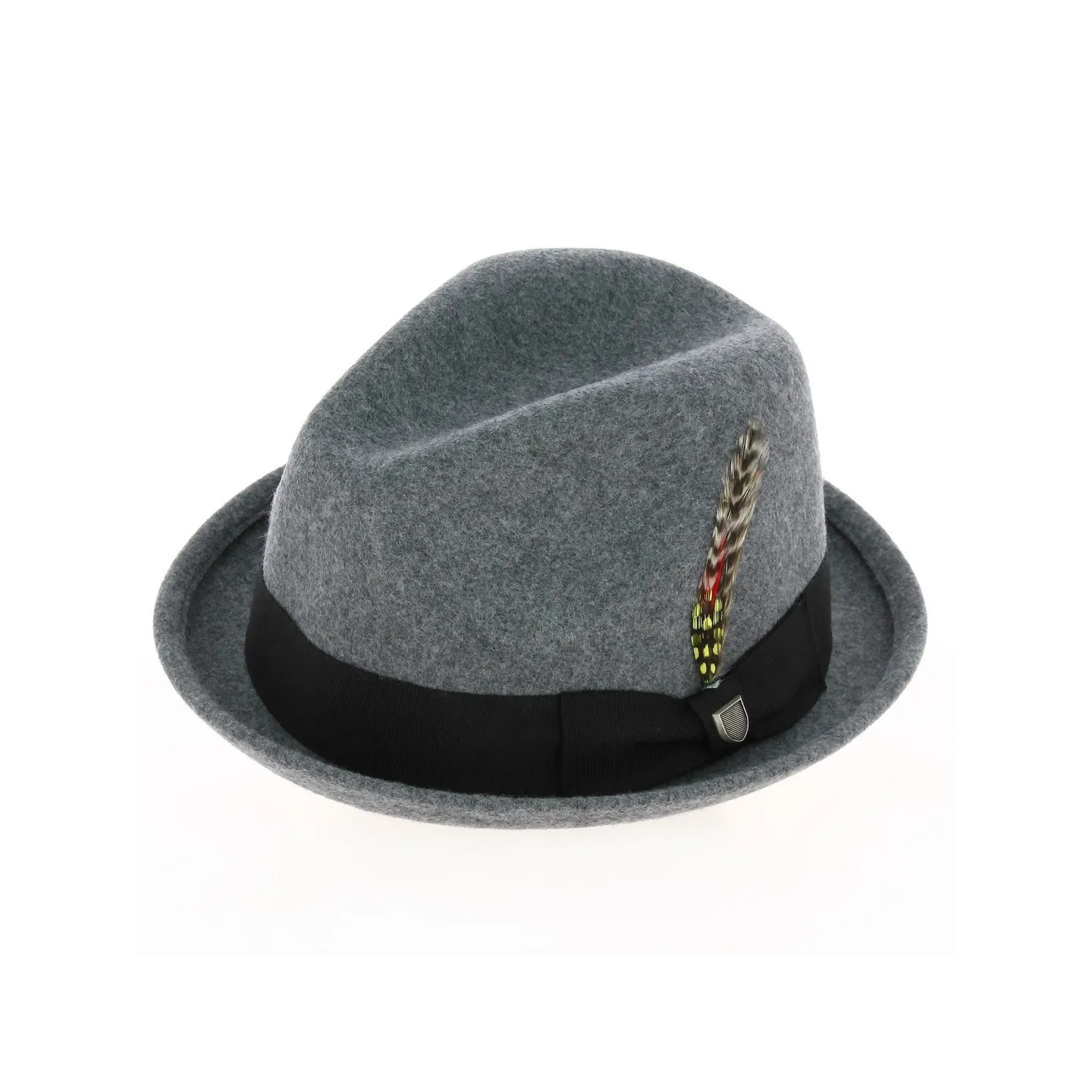 Chapeau Trilby Gain Gris chiné - Brixton