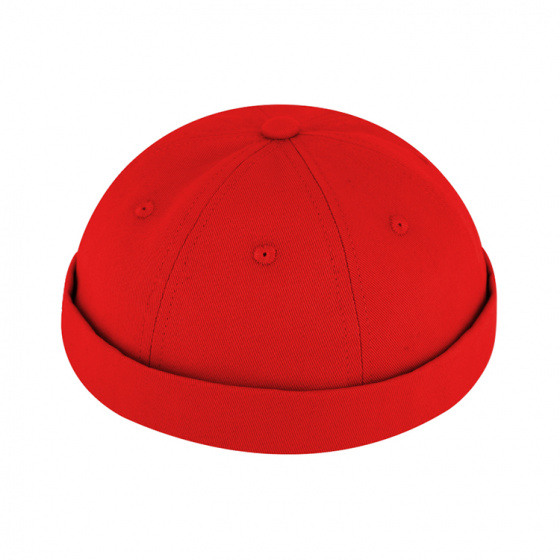 Docker Brindisi Cotton Beanie Red - Traclet