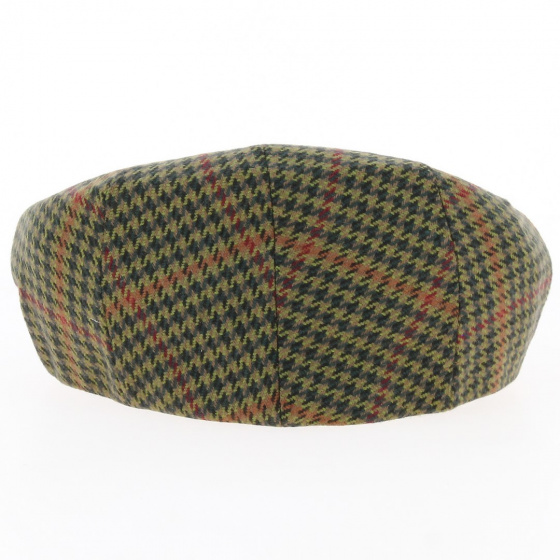 Casquette Anglaise cachemire Verte - Traclet
