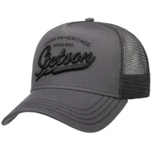 Casquette Baseball Trucker American Heritage Grise - Stetson Reference : 17639| Chapellerie Traclet