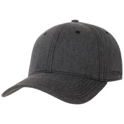 Grey Cotton Baseball Cap - Stetson