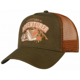 Monkey Nature Trucker Baseball Cap - Stetson