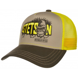 Monkey Nature Trucker Baseball Cap - Stetson