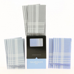 6 Alain Cotton Handkerchiefs Three colors - Traclet