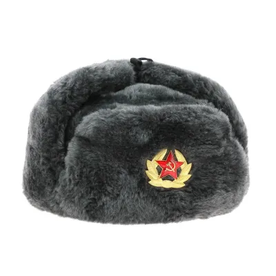 chapka urss fausse fourrure - ushanka - achat vente chapka urss Reference : 17651 | Chapellerie Traclet