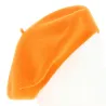 Béret Héritage par Laulhère - Orange  vif - beret de chasse -  Reference : 14036| Chapellerie Traclet