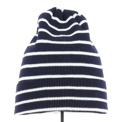 Navy blue and ecru sailor hat - Kopka