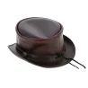 Chapeau Demi Haut de Forme Hampton Cuir - Head'nHome Reference : 17671| Chapellerie Traclet