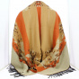 Poncho Motifs Rorschach brown verso - Traclet