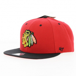Casquette BlackHawks Rouge - 47