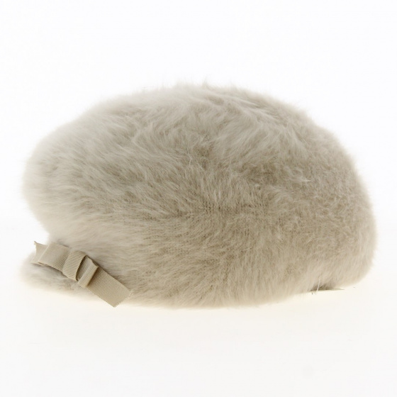 Angora Charm Beige Cap - Lauhlère Angora Charm Beige Cap - Lauhlère
