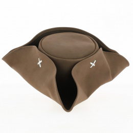 Chapeau tricorne cuir - Jack Sparrow