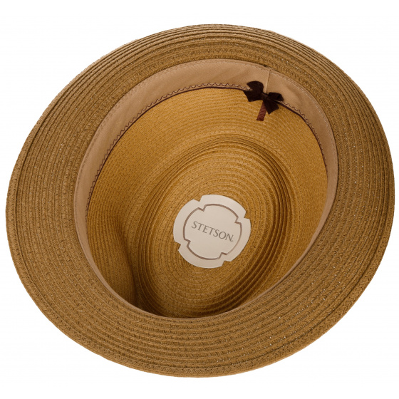Light Brown Scriba Toyo Trilby Hat UPF 40+ - Stetson