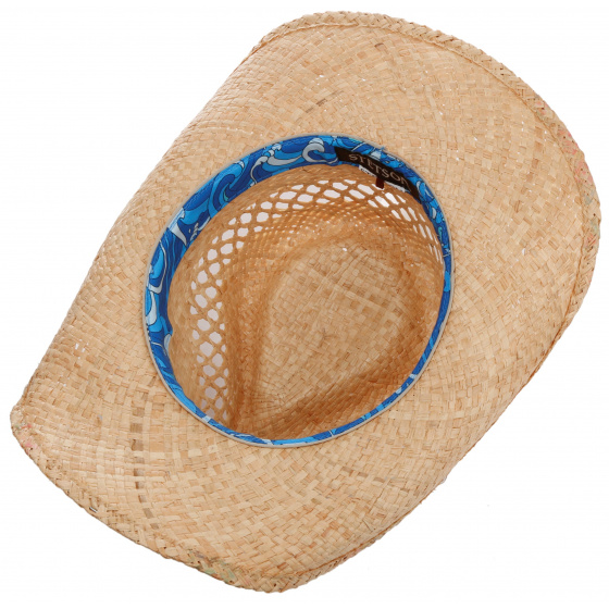Western Cowboy Hat Natural Raffia Straw - Stetson