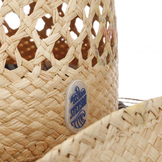 Western Cowboy Hat Natural Raffia Straw - Stetson