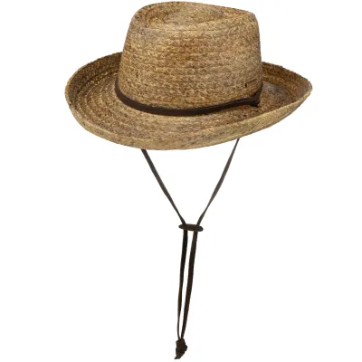 Chapeau Gambler Paille Naturelle Jonas UPF 50+ - Stetson