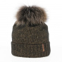 Miriade hat with gold and black Pompon - Kristo