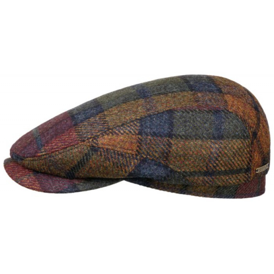 Plaid Wool Driver Cap - Stetson