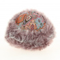 Toque Brigitte Aztec Pattern Parma - Traclet