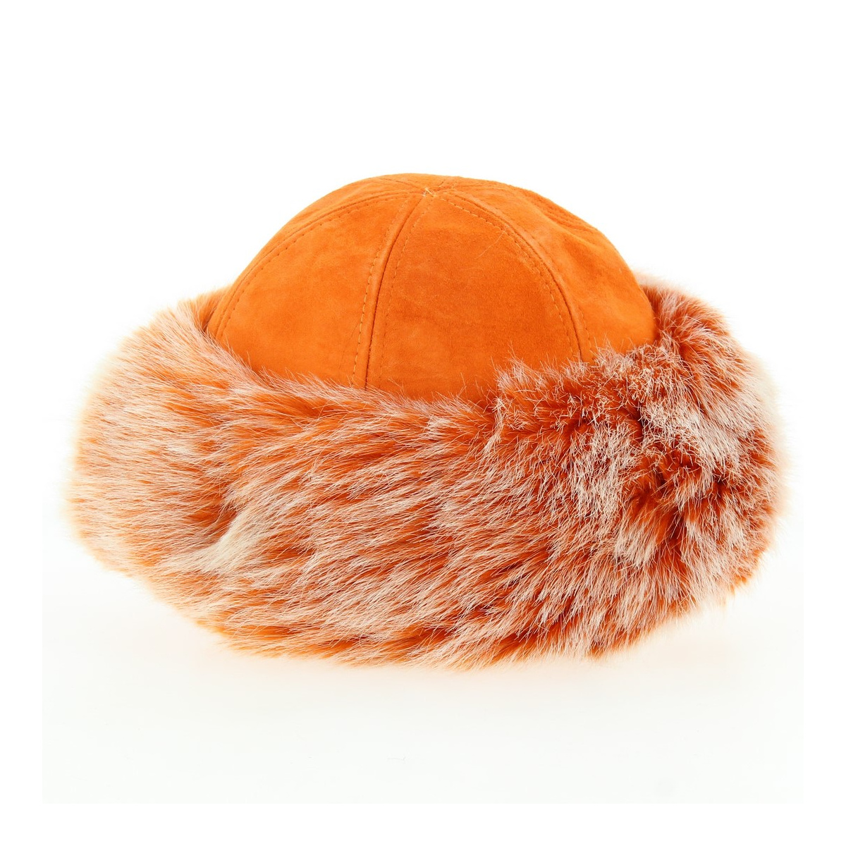 Toque Nastasia Leather & Faux Fur Green - Traclet Reference: 10949 ...