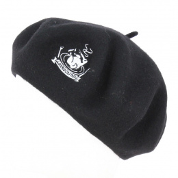 Les becs fins embroidery beret - Traclet