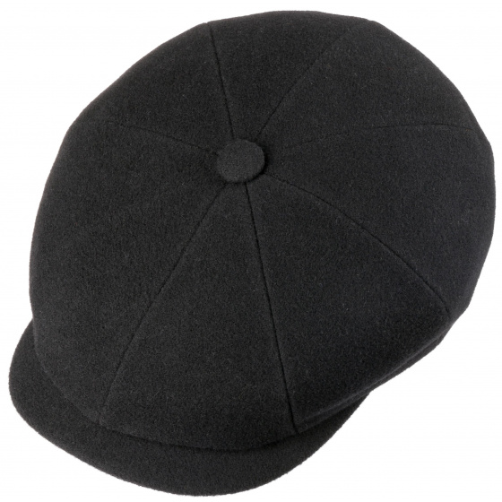 Casquette Hatteras Laine Noir Stetson