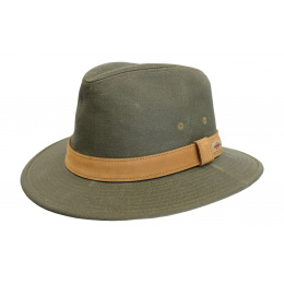 Traveller Hat Linen Olive Green - Stetson