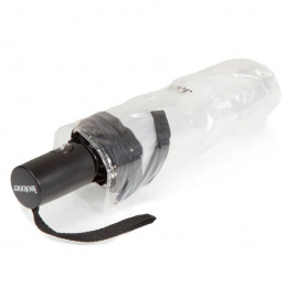 Parapluie Transparent Pvc Noir - Isotoner