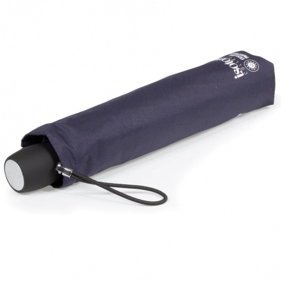 Slim UV-UPF50+ Uni Navy Umbrella - Isotoner