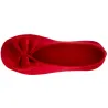 Women's ballerina slippers Red bow - Isotoner