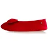 Women's ballerina slippers Red bow - Isotoner