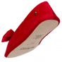 Women's ballerina slippers Red bow - Isotoner