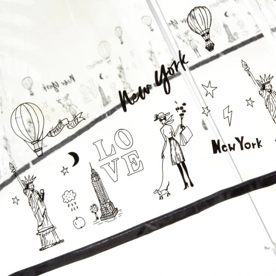 Parapluie Cloche Transparent Montgolfière - Isotoner