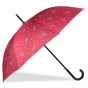 Parapluie Canne Femme Pois Cerise - Isotoner