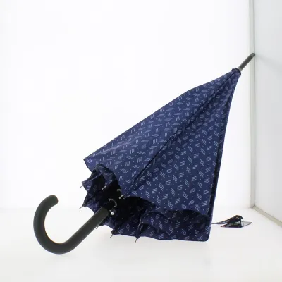 Parapluie Canne Homme Chevron - Isotoner