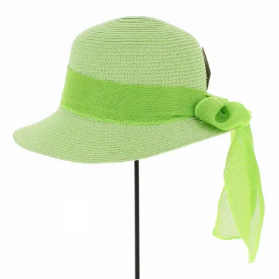Casquette Estagnol Grande Visière Vert Pomme - Traclet