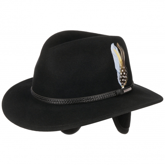 Baltimore Traveller Vitafelt Hat Black - Stetson