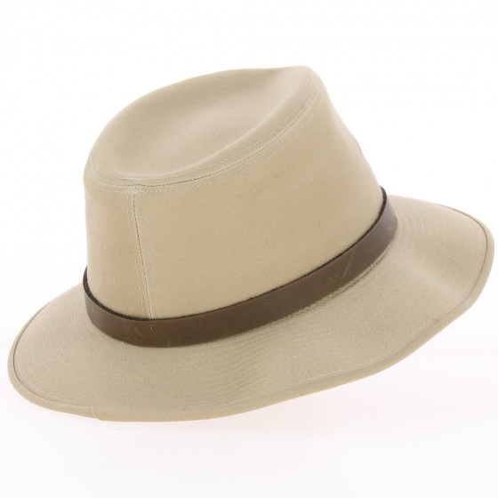 Chapeau Australien Hastings Sable- Crambes Chapeau Australien Hastings Sable- Crambes