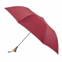 Automatic folding burgundy golf umbrella - Piganiol