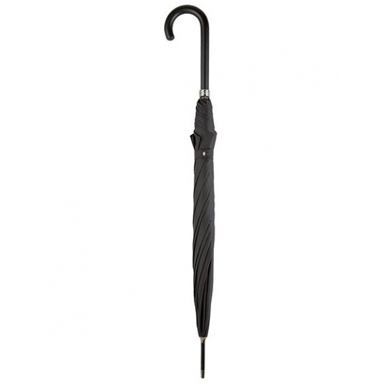 Black Automatic Walking Stick Umbrella - Piganiol