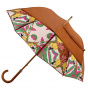 Coco Banana lined cane umbrella for women - Piganiol
