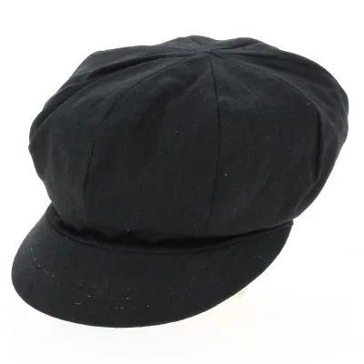 Casquette Gavroche Elorine Lin Noir - Mtm