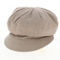 Gavroche Elorine Linen Taupe Cap - Mtm