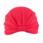 Salomé Coral chemotherapy turban - Taffta