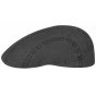 Madison Flat Washed Cotton Black Cap - Stetson